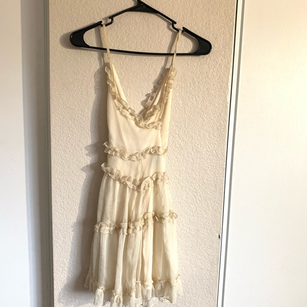 Why mini dress with ruffles.